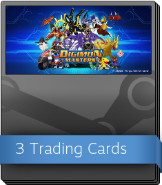 Free Digimon Masters Online Booster Pack Steam Trading Cards - GameTame